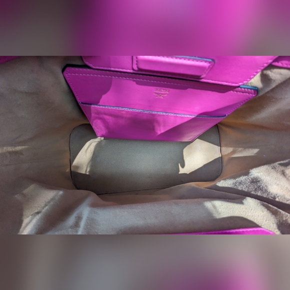 MCM pink tote Cloudia Studded Tote - Picture 7 of 12